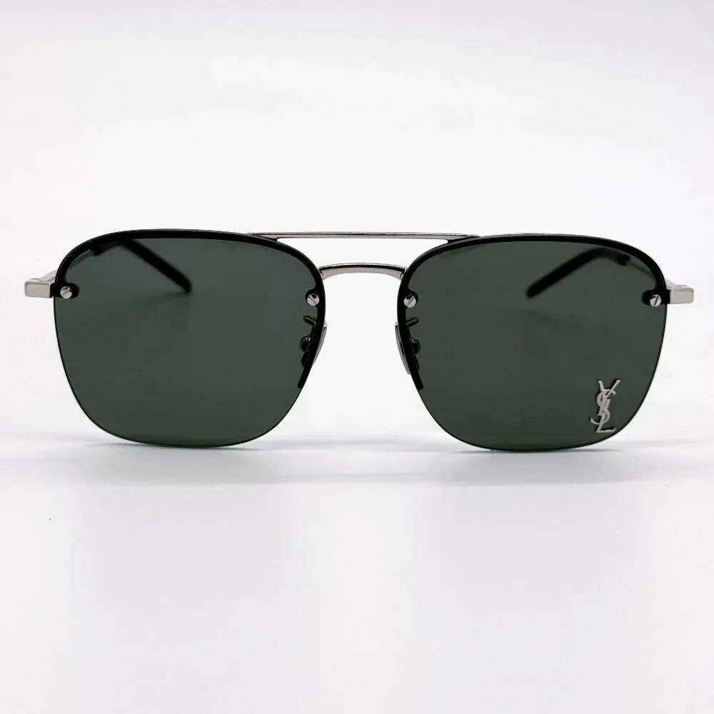 NEW SAINT LAURENT SL309 M 002 SUNGLASSES SL309 001 SILVER UNISEX SL309M 002